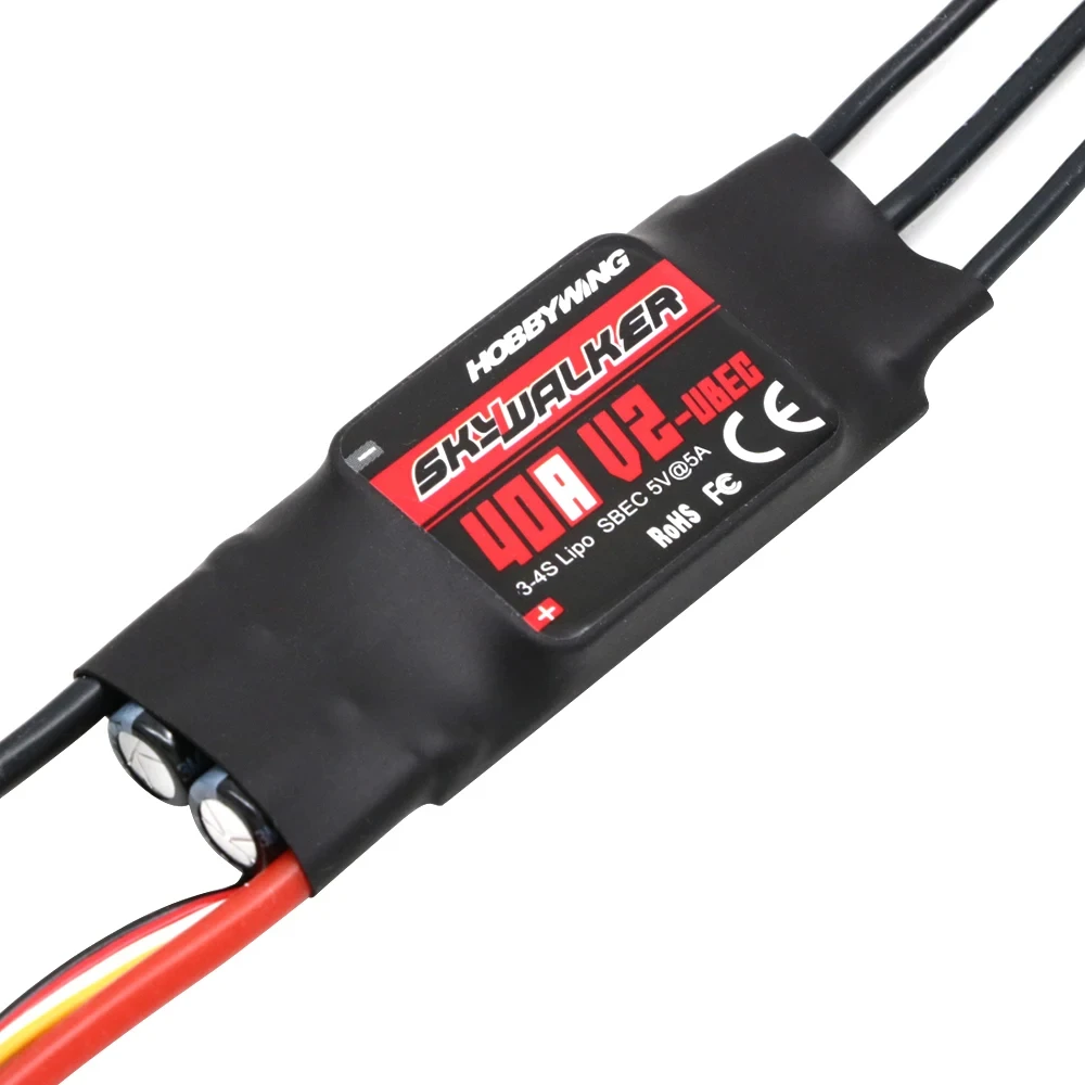 ESC Brushless Hobbywing Skywalker V2 40A 50A 80A 100A pour Drone FPV