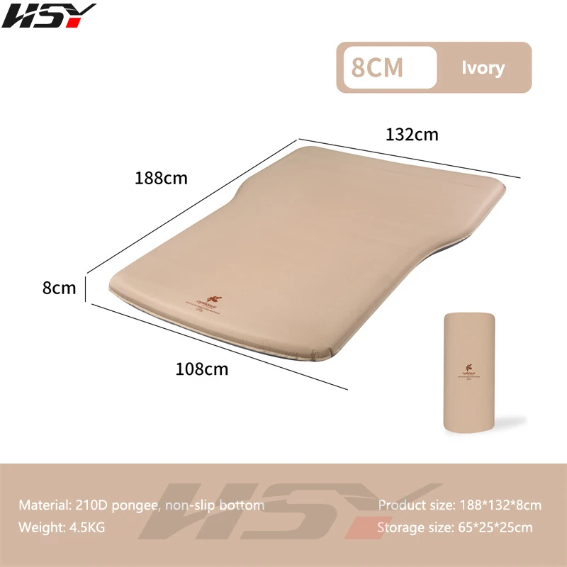 Model Y Self-Inflating Trunk Travel Mattress Outdoor Tesla Air Cushion Bed automatic inflatable Self-Driving sleeping Pad