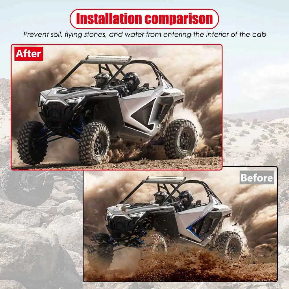 Рисунок 6 - Вставки для нижней половины двери UTV LH & RH