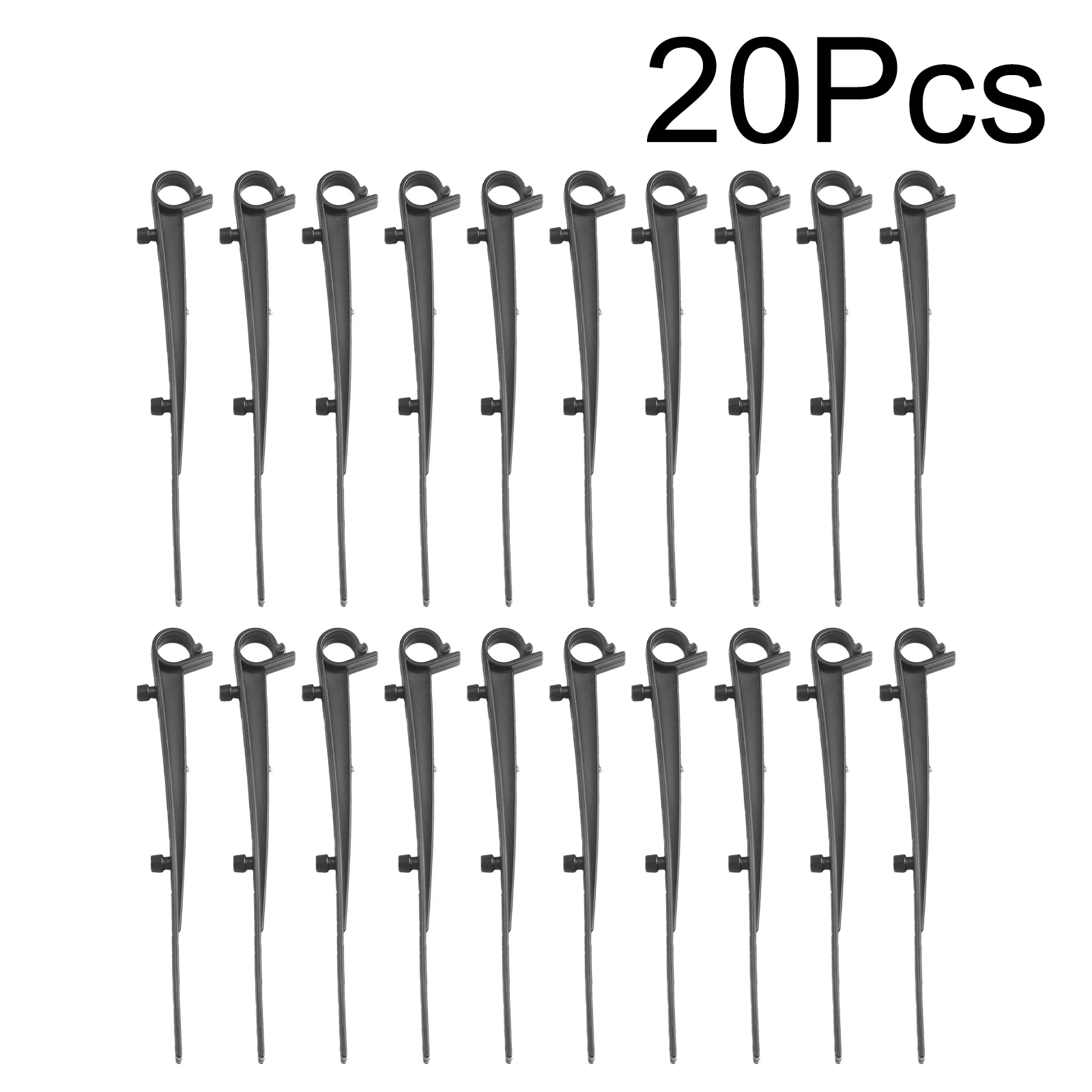 20 Pcs Plastic 150mm Keep Your Gutters Clean With Universal Gutter Brush Clips - 20pk Black BRUSH CLIPS / LEAF GUARD CLIPS
