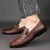High Quality Mens Loafers Genuine Leather Men's Casual Shoes Brand Driving Shoes Male Comfortable Loafer Men All-match Moccasin
