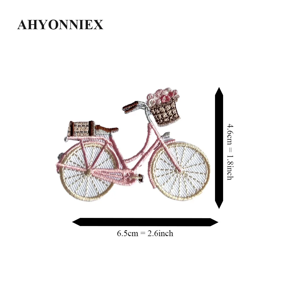Floral Embroidered Beaded Bike Patch