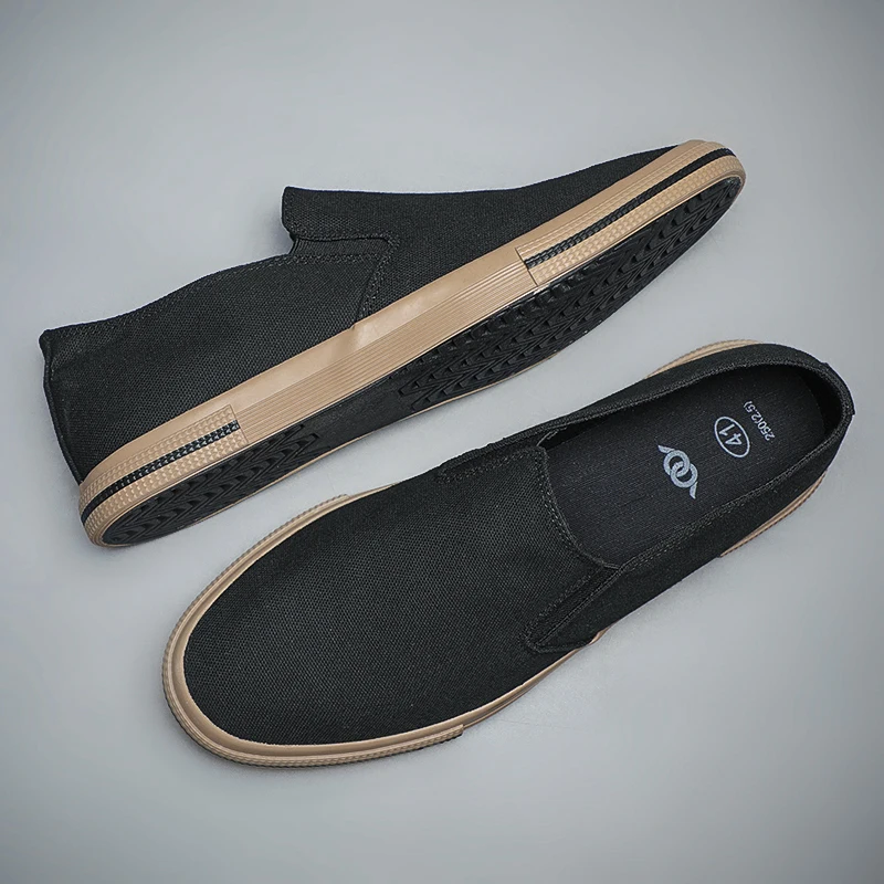 Men's Fashion Casual Shoes Trend Canvas Shoes Cover Foot Men Flat Shoes Lightweight Soft Walking Sneakers New Spring AutumnBM001 3