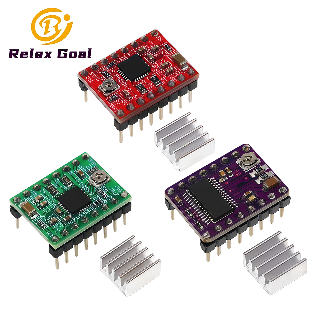 A4988 DRV8825 3D Printer Parts StepStick Stepper Motor Driver Module ...