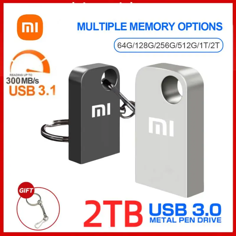 Xiaomi 2Tb Usb 3.0 Pen Drive Ad Alta Velocità Usb Flash Drive U Drive 1Tb 512Gb Type-C Metal Waterproof Memoria Usb Stick Nuovo Per Pc