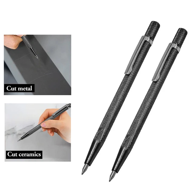 5 Pcs Lettering Pen Metal Scribe Tools Engraving Ceramics Supplies Carbide  Tip Scriber - AliExpress