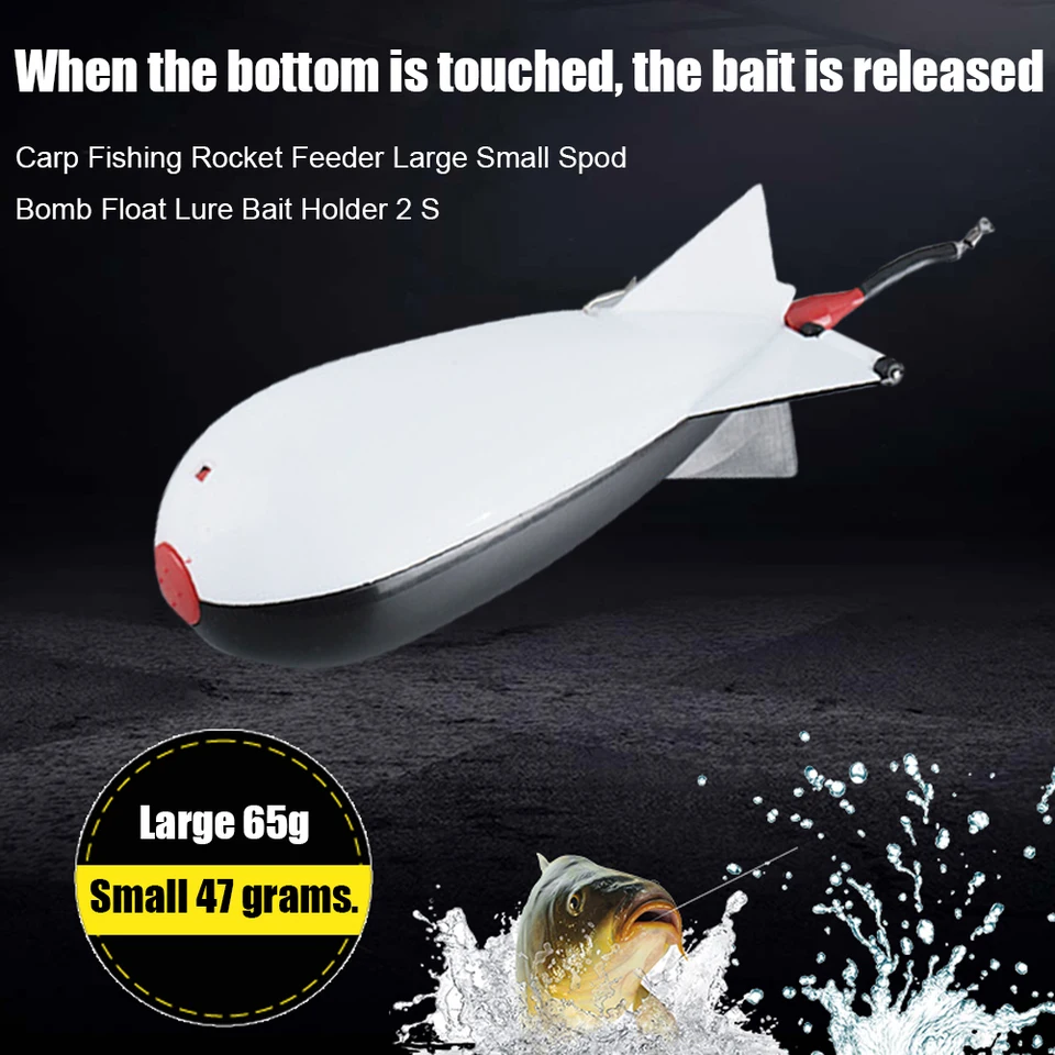 4 Pezzi Spomb Rocket Per Esca Pesca Carpe - Lancia Esca A Razzo, Dispositivo Per Nidificazione, Dimensioni 180x50mm