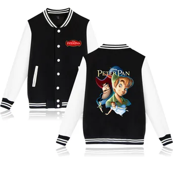 Peter Pan Bomber Jacket donna uomo autunno giacca da Baseball cappotto studente Streetwear Harajuku Bomber College Jacket 1