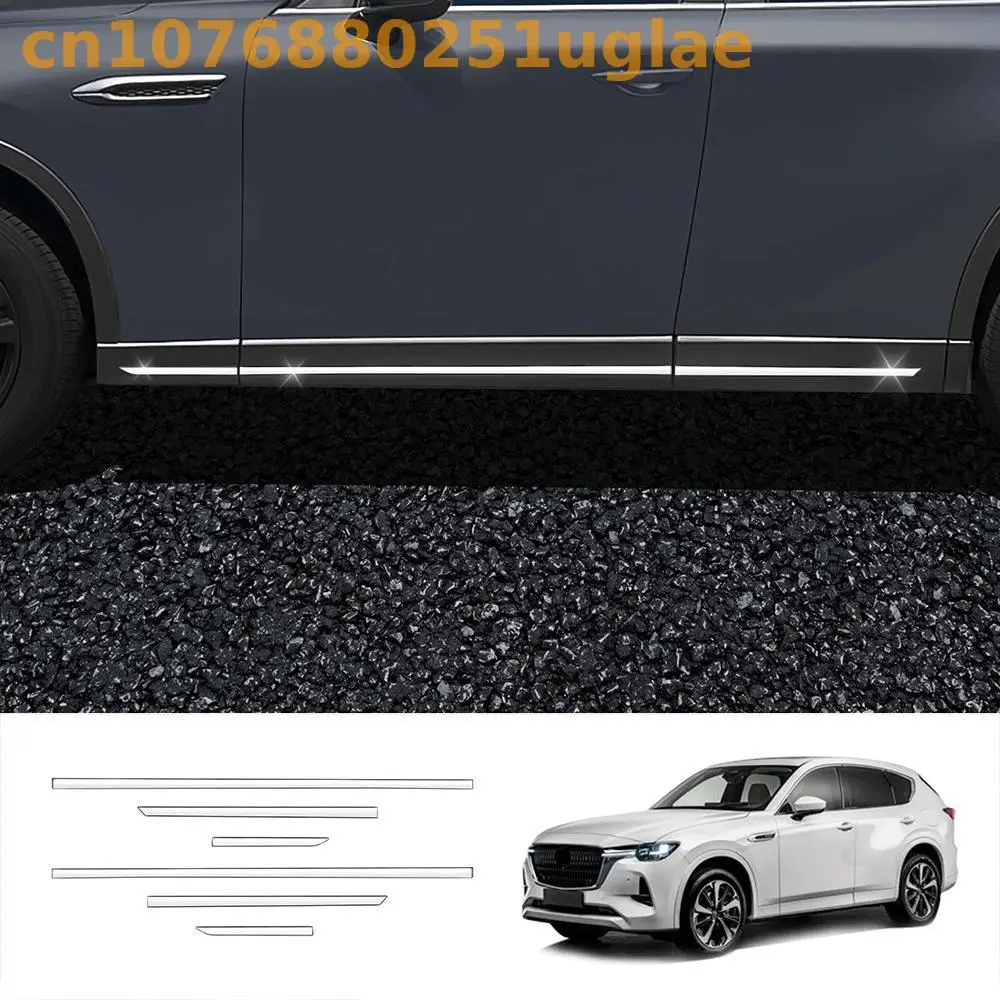 

Car Accessories For Mazda CX-60 2022 Body electroplating door side anti-collision decorative bright strip