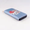 Printing Long Wallet, PU Leather Credit Card Holder, Simple Trendy Phone Coin Clutch Purse For Women 3