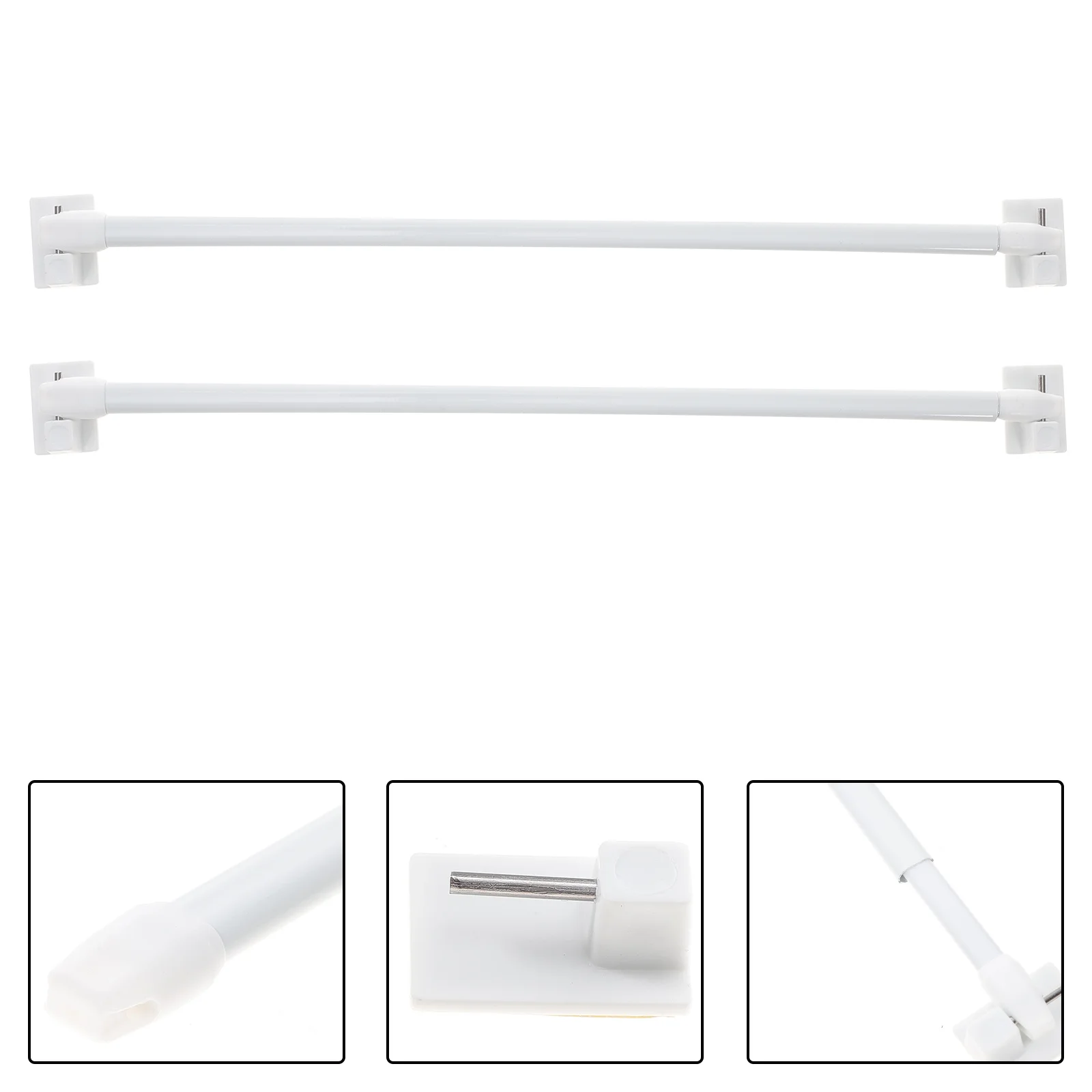 

Curtain Telescopic Poles Small Curtain Rod Extendable Curtain Rod Adjustable Plastic Curtain Rod Durable Bathroom Product