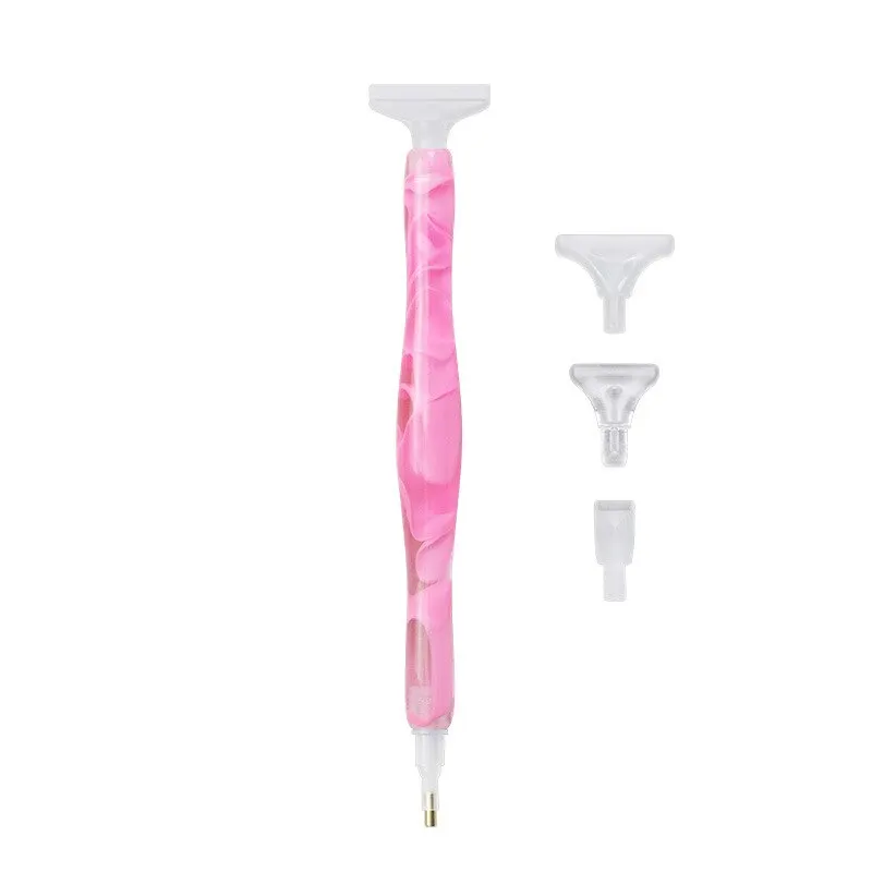 Diamond Painting Pen 6Pcs/Set Resin Replacement Pen Heads Multi Placers Point Drill Pens for DIY Nail Art