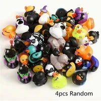 4PC Halloween Rubber Ducks, 2 Inch Halloween Themed Rubber Ducks Rubber Duck Funny Duck Toys for Halloween Party Decoration 1