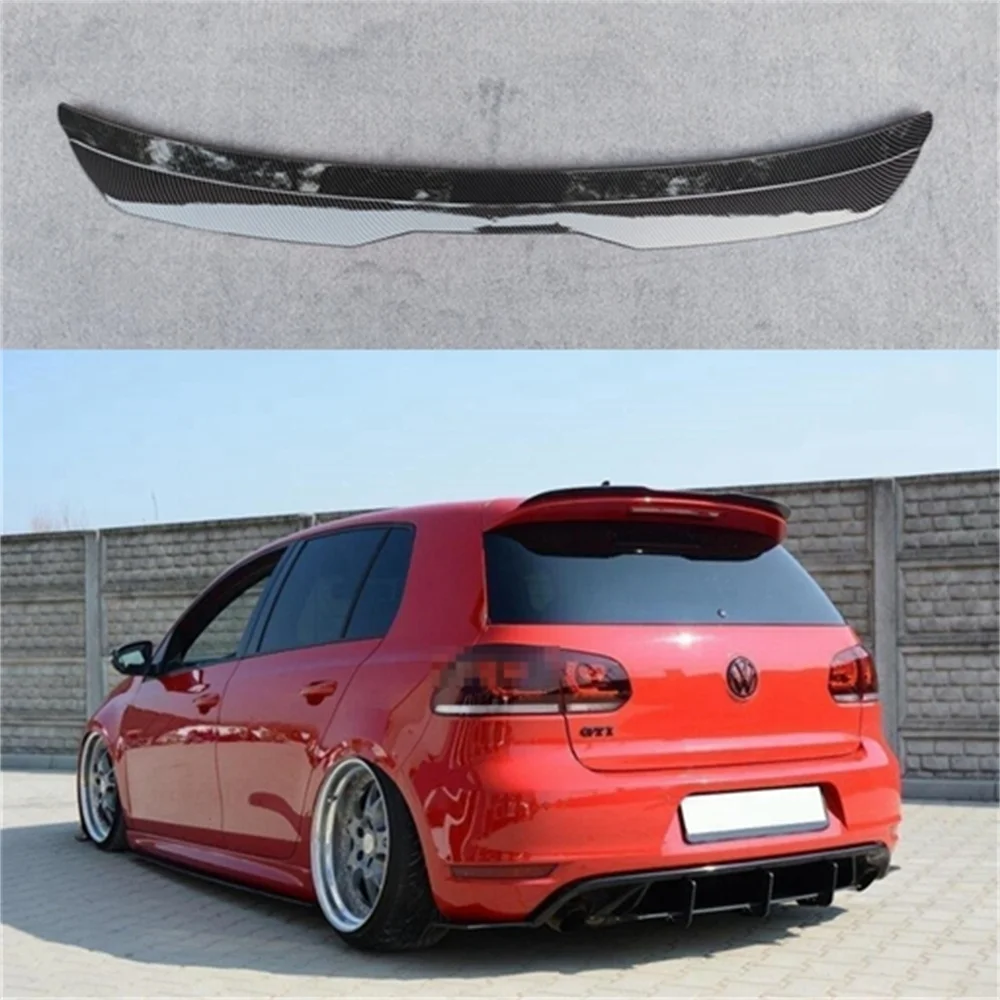 

Глянцевый черный задний спойлер на крышу в стиле Maxton для Volkswagen Golf 6 GTI R R20 2009 2010 2011 2012 2013 2014