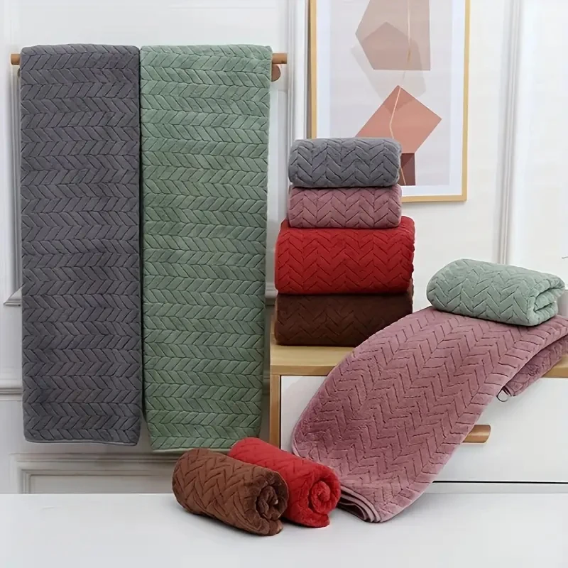 Weiche Saugfähige Handtuchsets Für Badezimmer Dusche Hotel_voghion.com