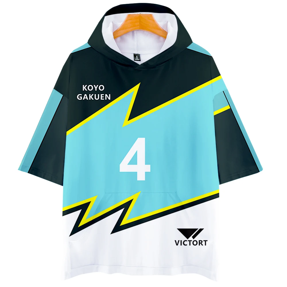 

Hot Sale 3D Anime Futsal Boys!!! Hooded T-shirt Men Women Tops Summer Hip Hop Boys Girls Casual hoodie t-shirt Cosplay Outfit