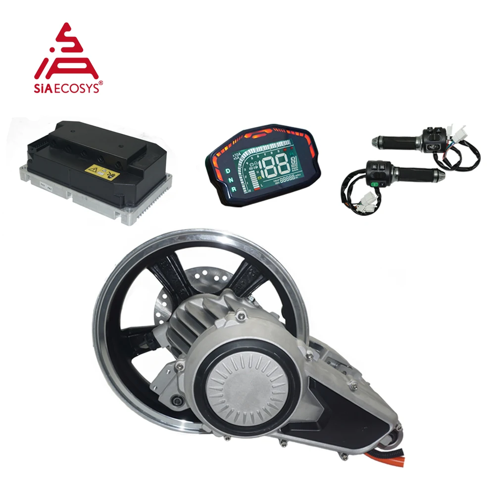 Pmsm Mltq3C145-72 3000W Kit Powertrain Motore Con Trasmissione Laterale Max 72V 100Kph Adatto Per Scooter Elettrico