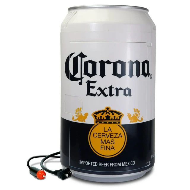Mini nevera portátil con forma de lata de cerveza, refrigerador Personal,  nevera de viaje, blanco - AliExpress