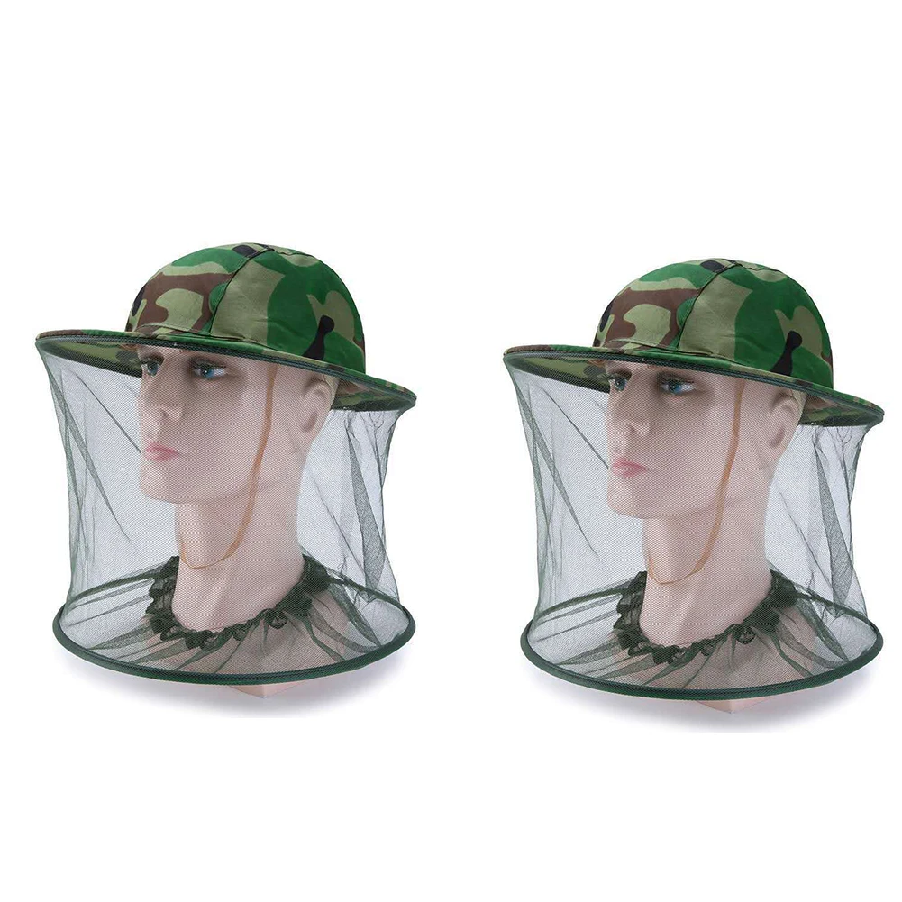 Mesh Face Protector Cap Beekeeping Hat Hunting Fishing Cap Insects Mosquito Prevention