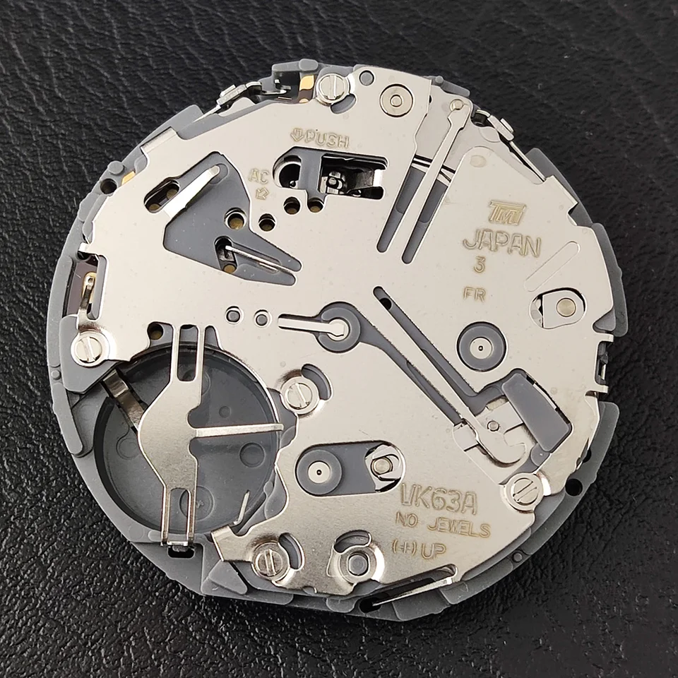 Japanese VK63 quartz watch movement date 3 o'clock timing code
