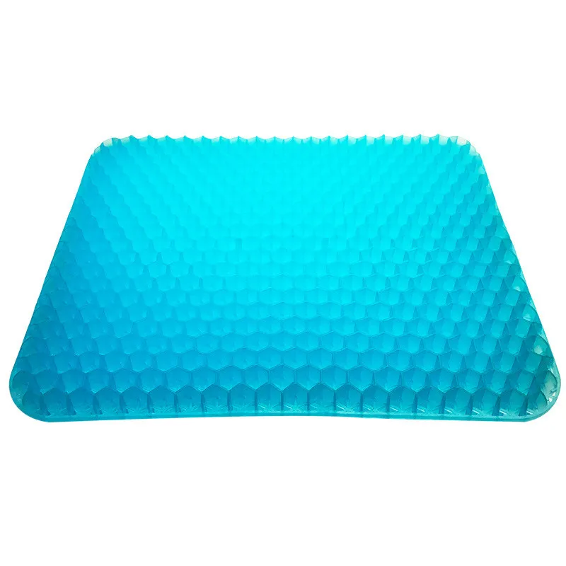 Home New Fully Breathable Egg Gel Cushion Honeycomb Car Seat Cushion Breathable Office Cushion Multifunctional Ice Pad Cool Pad