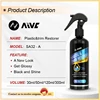 Plastic Restore Revitalizer Plastic Renovator Longlasting Coating For Car Rubbers Refurbish Clean Gloss Black Shine AIVC Repair 6