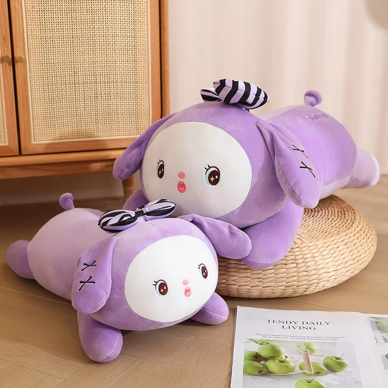 

50/70cm Kawaii Purple Magic Rabbit Plush Pillow Toy Cute Stuffed Animals Bunny Plushies Cushion Doll Anime Soft Peluches Toys