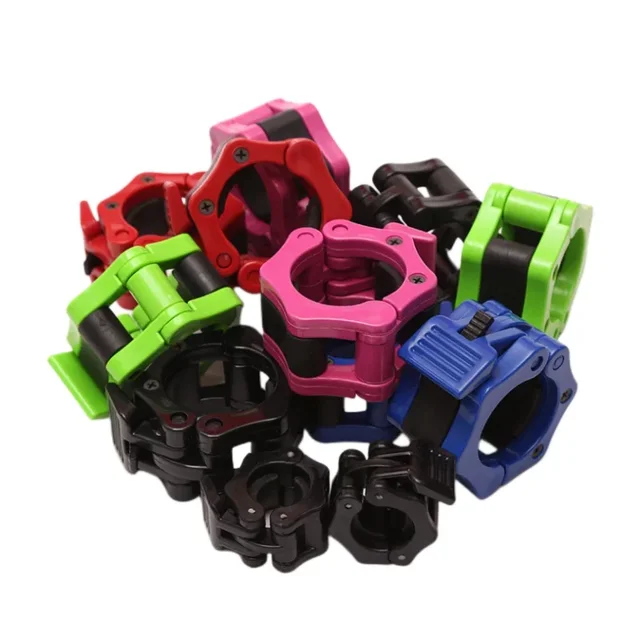 25/28/30/50mm Spinlock Barbell Collars Quick Release Barbell Clamps Weight Bar Clips for Weightlifting and Strength Training 4