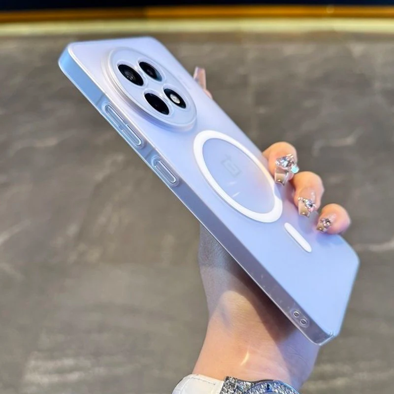 Magnetic Ultra Thin Translucent Shockproof Case with Matte Finish