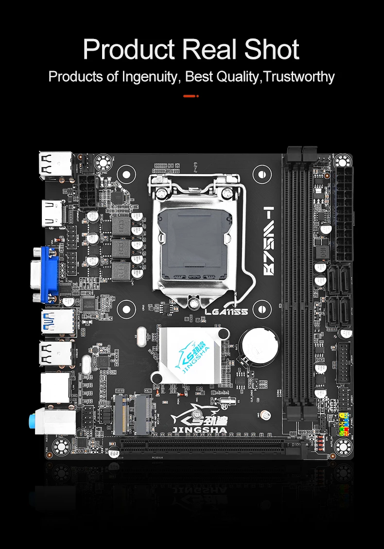 B75M ITX Motherboard Kit with Core i5 3570 processor and 16GB DDR3 Memory +CPU Fan integrated GPU placa mae LGA 1155 Mainboard 11 S4006b947c44645b38012244710aafba0Y