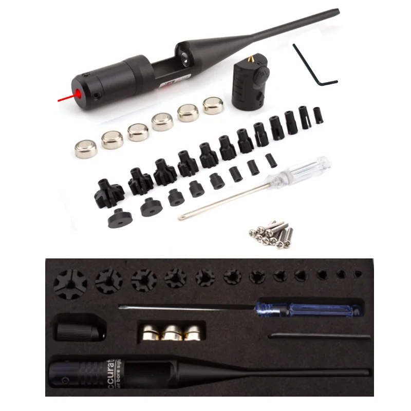 

Rifle Laser Collimator .22 Caliber to .78 Universal Laser Boresighter Laser Bore Sight