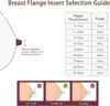 Flange Inserts 13/15/17/19/21mm,Compatible with S9/S10/S12 etc 24mm Wearable Breast Pump,Breast Pump Flange Insert 4