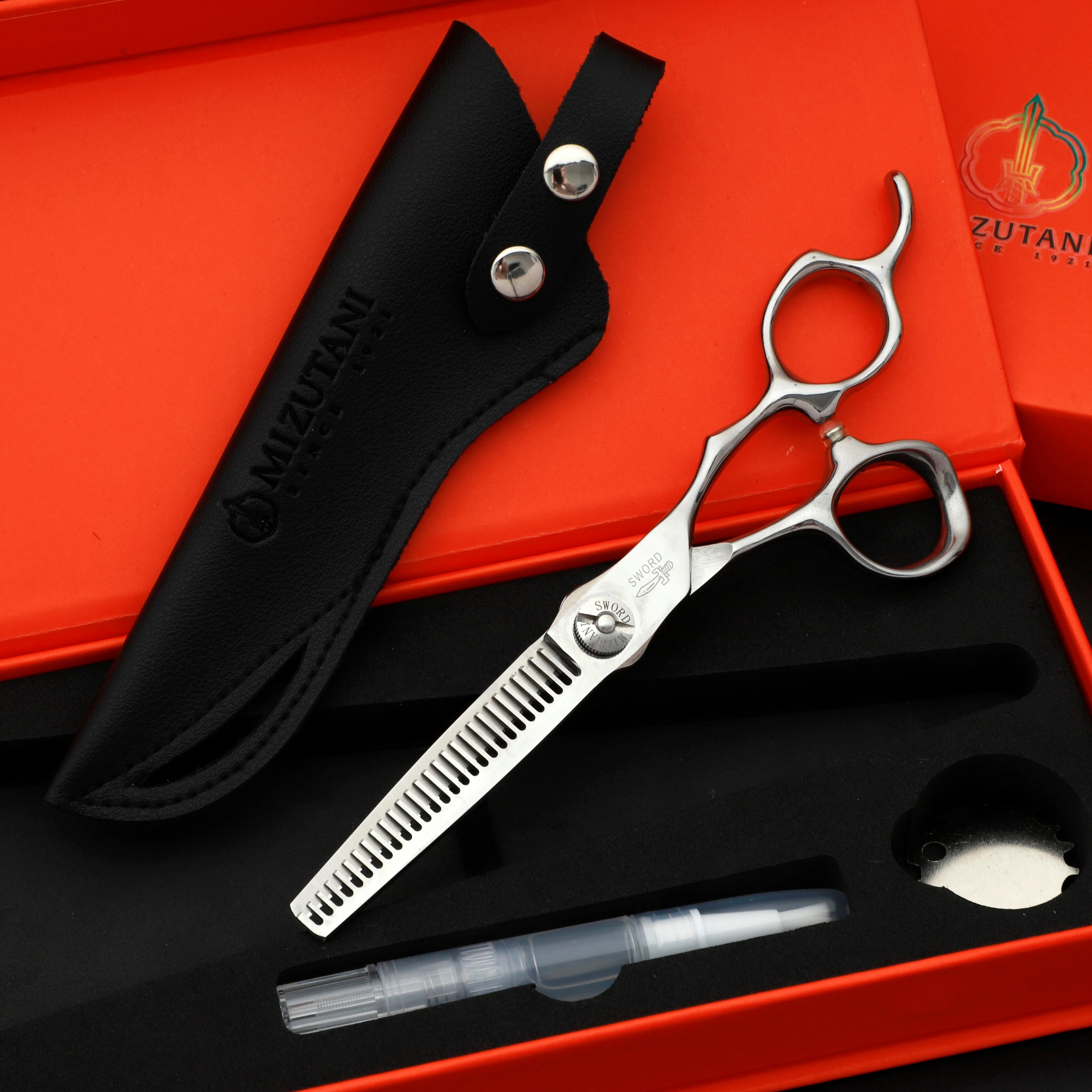 MIZUTANI barber Scissors professional hairdressing scissors 6.0 inch VG10 material Hair cutting machine Hair cutting scissors