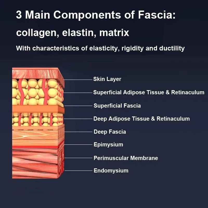 Fascia Gun Gua Sha Scraping Myofascial Massage Machine EMS Red Light Therapy Heated Muscle Scraper with Heating Back Massager