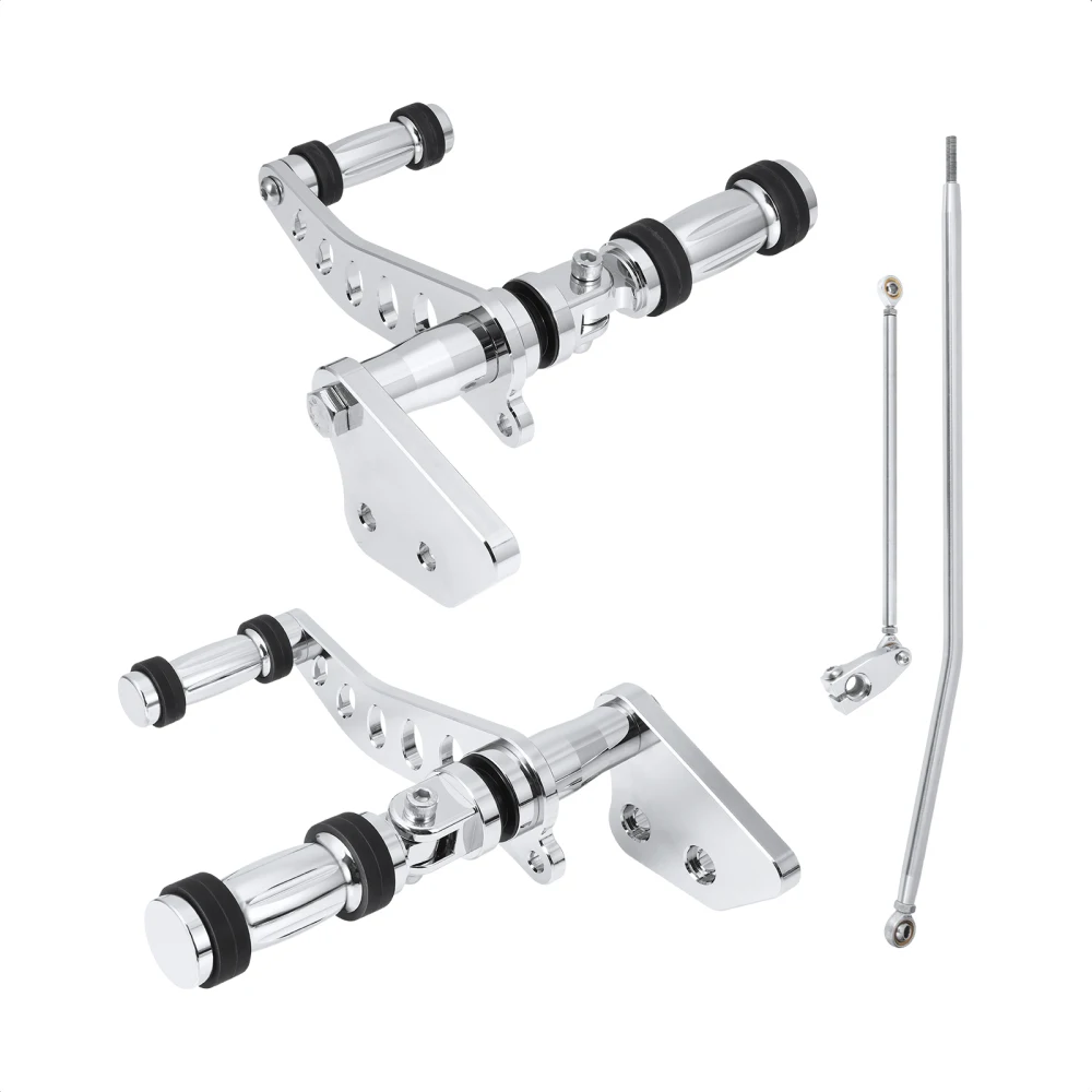 Motorcycle Forward Control Foot Peg Lever Rod Fit for Harley Dyna Street Bob  Low Rider  Super Glide  Fat Bob
