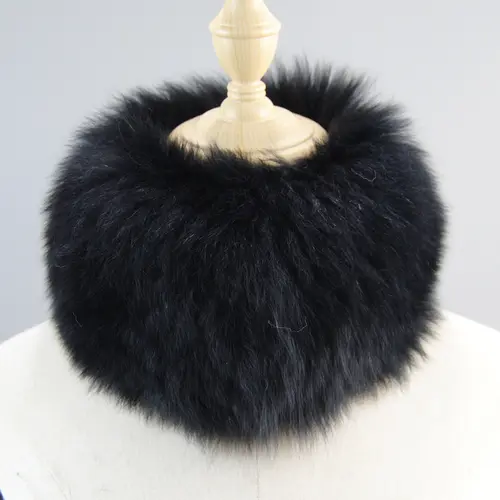 2026 Hot Sale Women Real Fox Fur Scarf Fur Headbands Good Elastic Winter Luxury Neck Warmer Natural Fur Mufflers Ring Scarves - Image 6