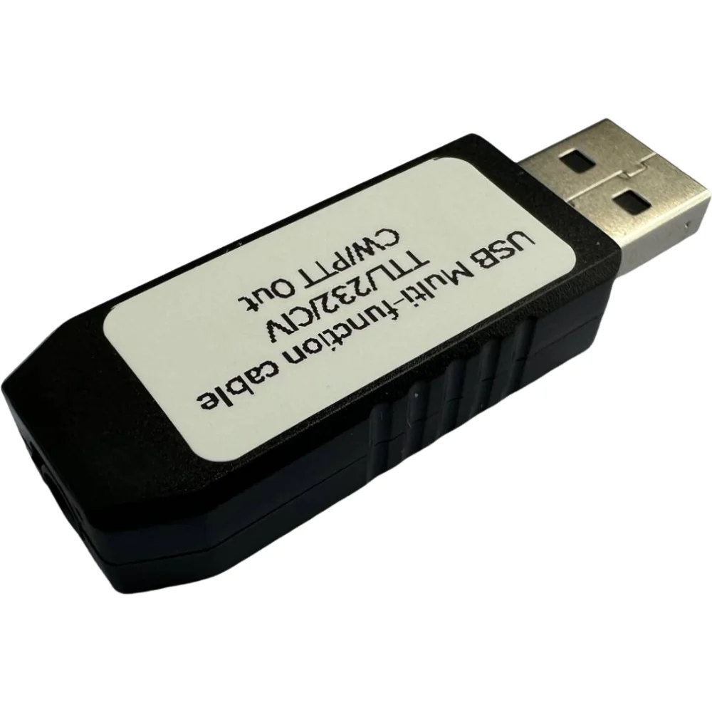 USB rig control for TTL,RS232,CI-V/CAT and a PTT/CW control ch340 For YAESU ICOM