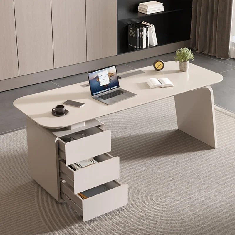 Standing Computer Office Desk Organizer Work Accessories Office Desk Modern White Luxury Mesa Escritorio Living Room Furniture