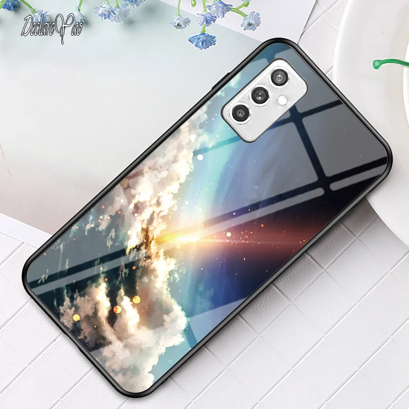 M62 étui DECLAREYAO couvercle en verre dur pour Samsung Galaxy M80S M52 M51 31S M31 M30S M21 M20 M11 M10 étui Silicone Ultra Sl_voghion.com
