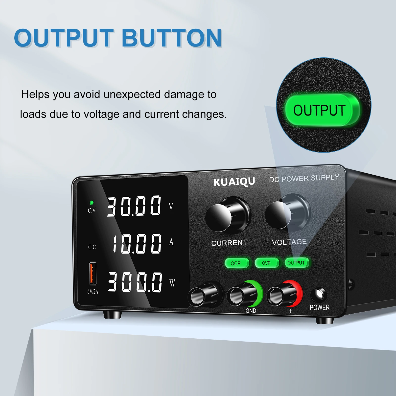 30V 10A 300W 랩 벤치 DC 전원 공급 장치 OCP OVP 출력 전압 안정기 0-60V 0-160V 조절 가능 스위칭 소스 휴대폰 수리