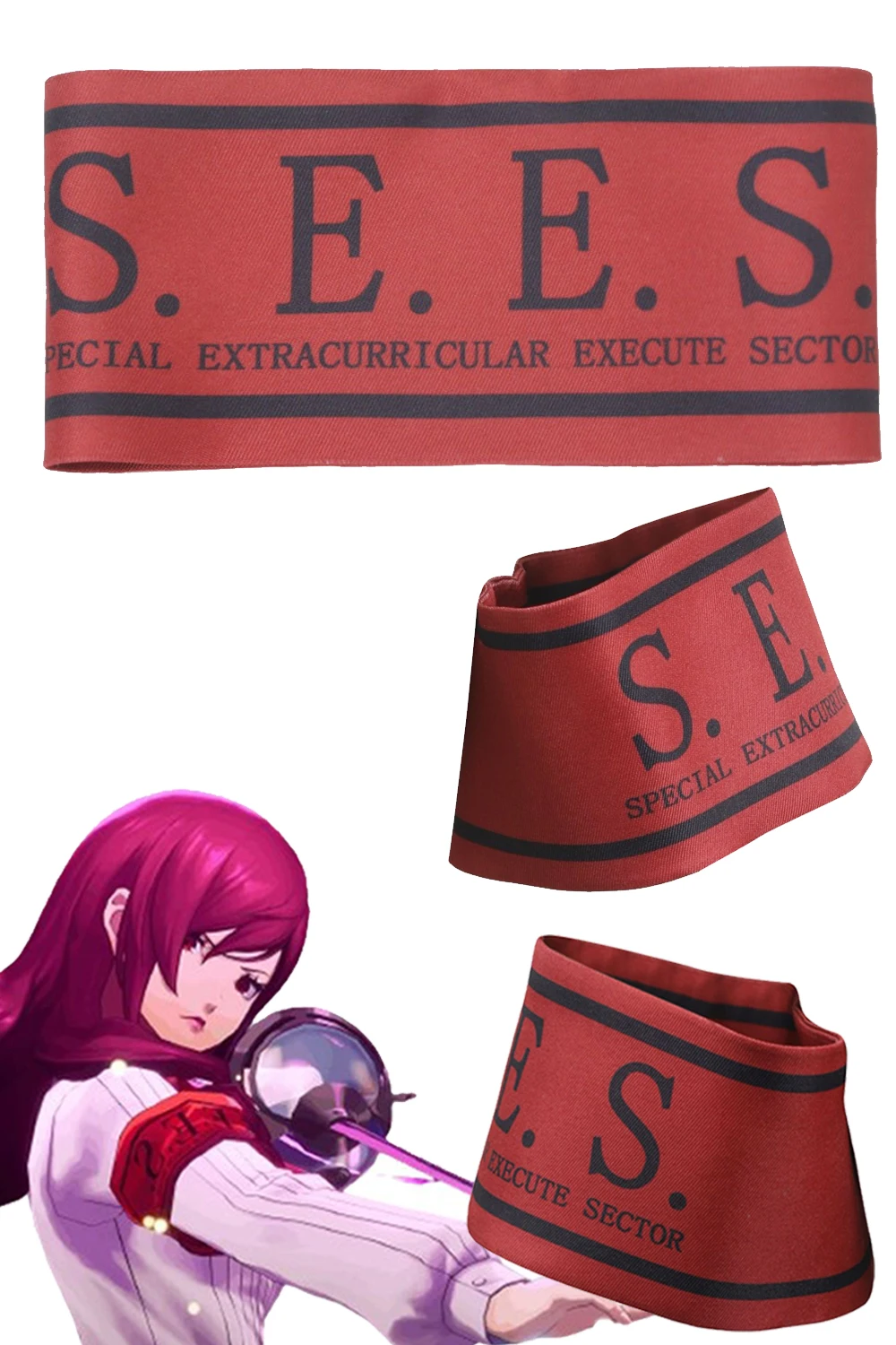 

S.E.E.S Armband Cospaly Costume Accessories Game Persona3 Reload Disguise Outfits Props Casual Arm Band Halloween Suit