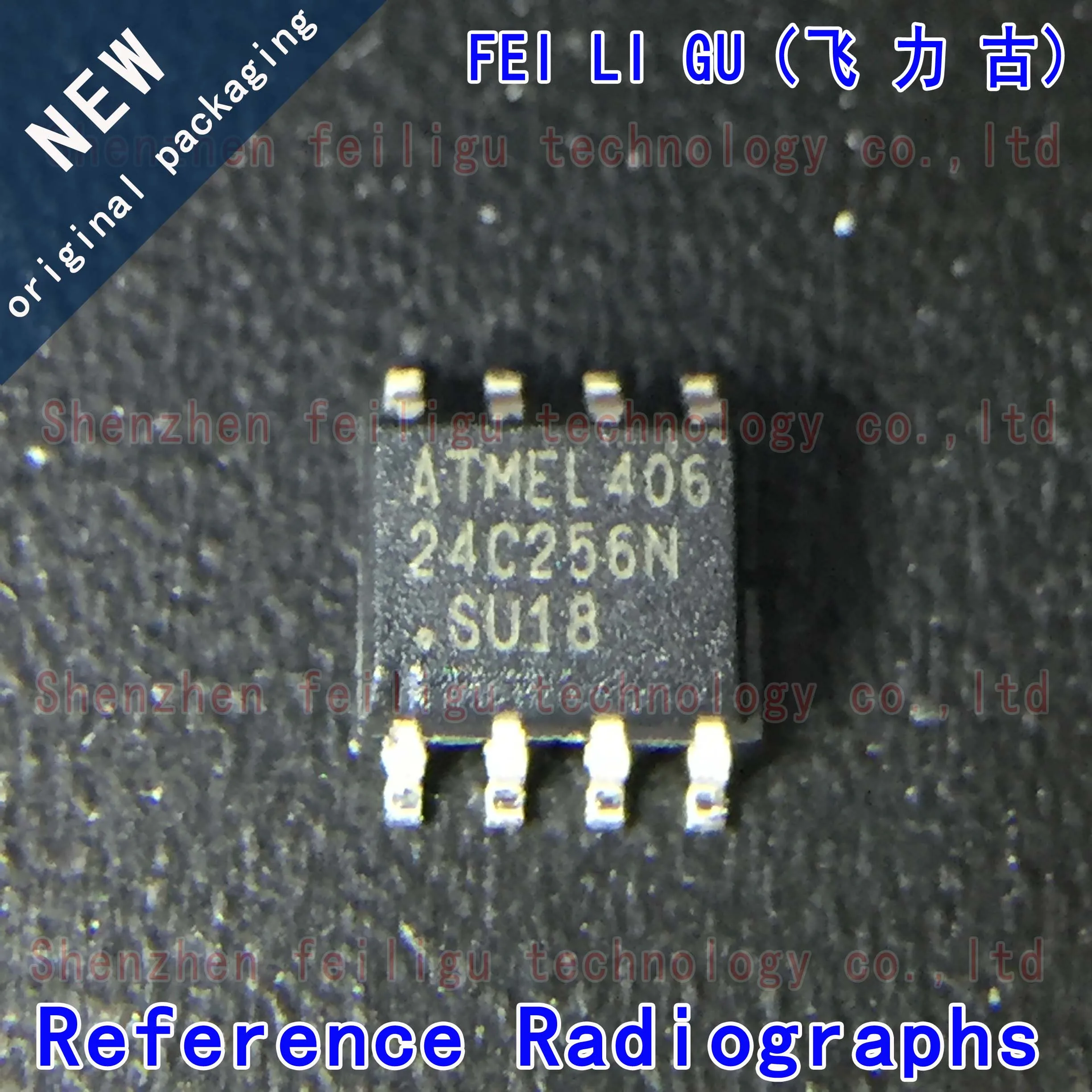 1~50PCS 100% New original AT24C256BN-10SU-1.8 24C256BN SU18 package:SOP8 EEPROM memory chip