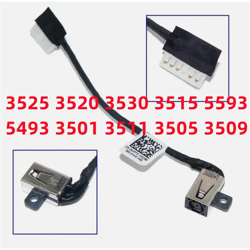 Laptop DC Power Jack for DELL Vostro 3400 3401 3500 Inspiron 3502 5594 04VP7C