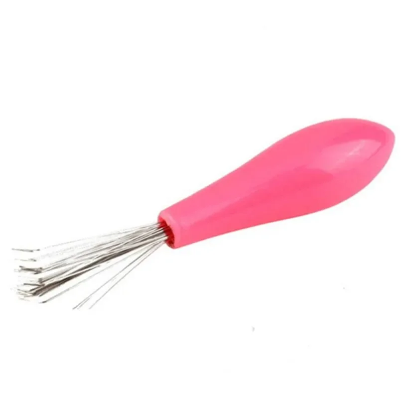 Hair Brush Cleaner with Plastic Handle - Efficient Tool for Removing Embedded Hair and Debris