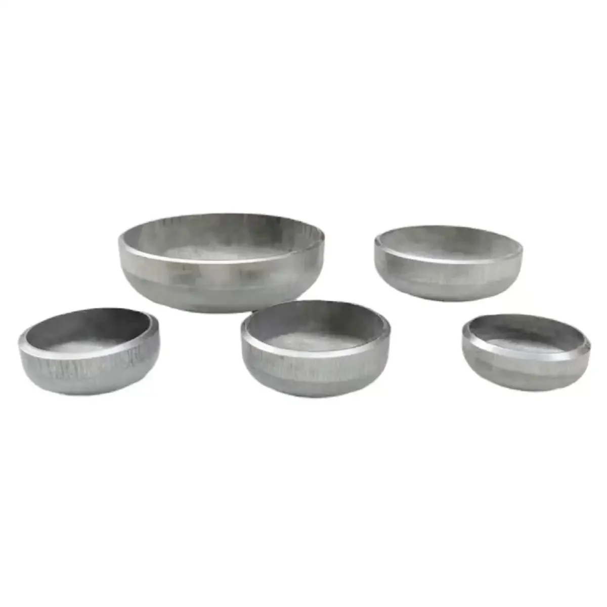304 Stainless Steel End Cap Welded Pipe Fitting Water Gas Outer Diameter 32/34/48/60/57/63/76/89/102/108/133/140/159mm