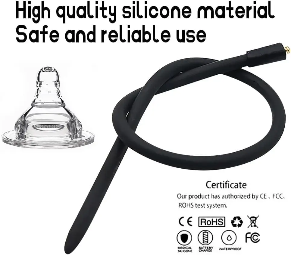 Electric Stimulation Urethral Dilator Shock Horse Eye Rod Silicone Penis Plug Man Masturbation Set Delayed Ejaculation Sm Toys penis sex toys