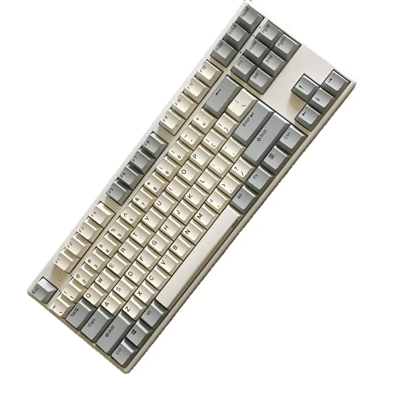 RGB NIZ X87 TKL 화이트 정전식 키보드 35g 45g 무소음 돔 유선 더블샷 PBT 키캡 프로그래머블 MAC 87키