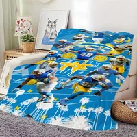 Football Los A-Angeles C-Chargers Skicomfort warm Soft Home Kid Lunch Blanket Suitable for Living Room Office Daily Travel Gifts 1