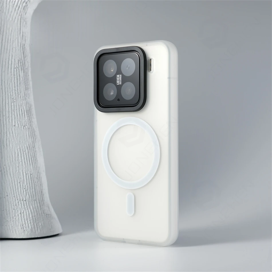 Luxury Magnetic Wireless Charging Case with Shockproof Matte Finish
