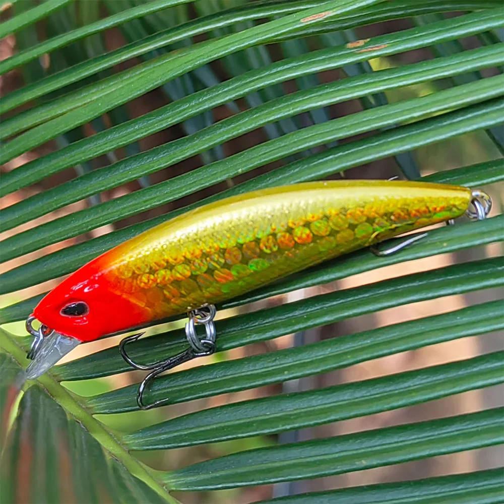 

Длинная блесна для ловли окуня и щуки, 6,5 см, 6,2 г